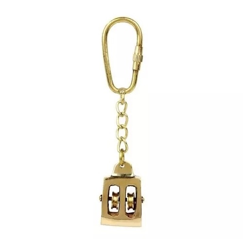 Pure Solid Brass Key Chain Long Lasting Quality Modern Customized Design Key Chain Key ring Perfect For Key Holding