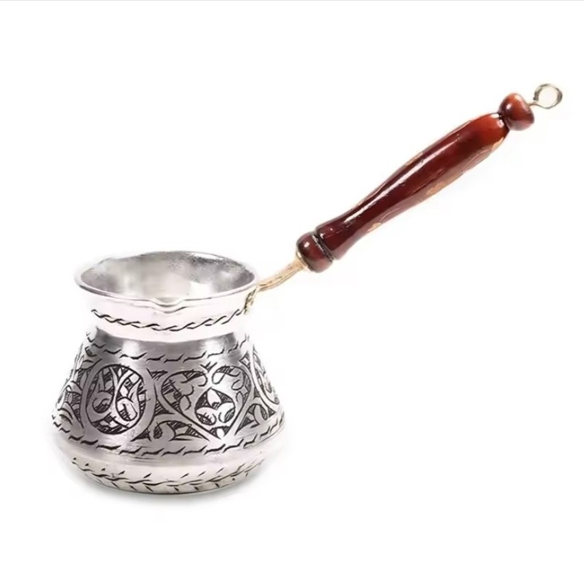 Premium Quality Indian Hand made copper milk pot luxury design Hot selling kitchen accessories coffee tea and milk pot