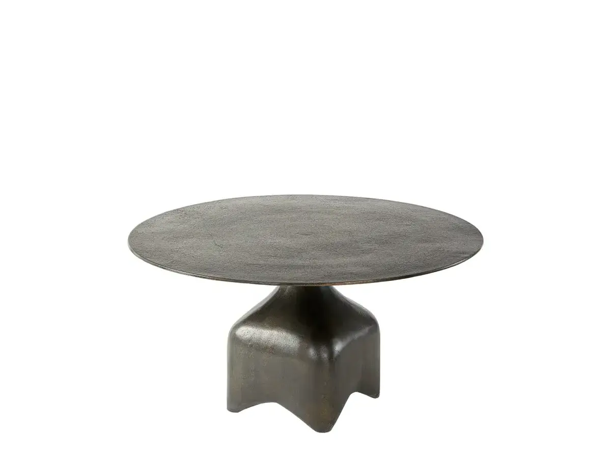 Durable Brass Antique Finished Metal Aluminium Hammered Drum Coffee Table Home Hotel Decoration Living Room Furniture