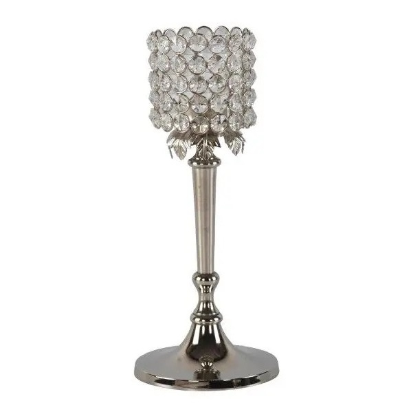 New Look Gold Plated candle Stand With crystal Votive new look in metal candle Stand Handmade Candle Holders In Wholesale price