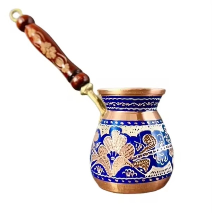 Premium Quality Indian Hand made copper milk pot luxury design Hot selling kitchen accessories coffee tea and milk pot