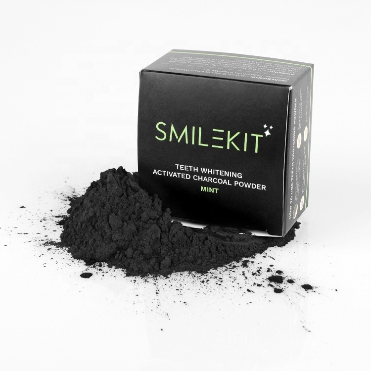 Wholesale Teeth Whitening Mint Flavor Activated Carbon Organic Charcoal Powder Nursing Oral Hygiene