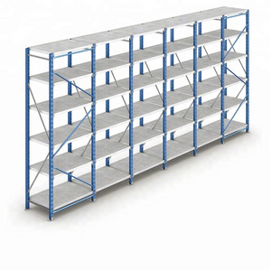 steel grating shelves horizontal storage racks Medium Duty Scale and Plate type Type Warehouse rack