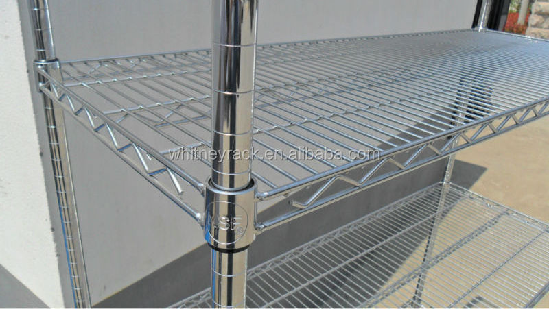 ce certificate wire mesh shelving commercial using 4-shelf shelving unit microwave oven rack