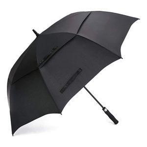 Custom Golf Umbrella 54/62/68 Inch, Large Windproof Umbrellas Automatic Open Oversize Rain Umbrella with Double Canopy