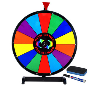 Tabletop Spinning Prize Wheel Fortune Game Wheel Lucky Spin Wheel