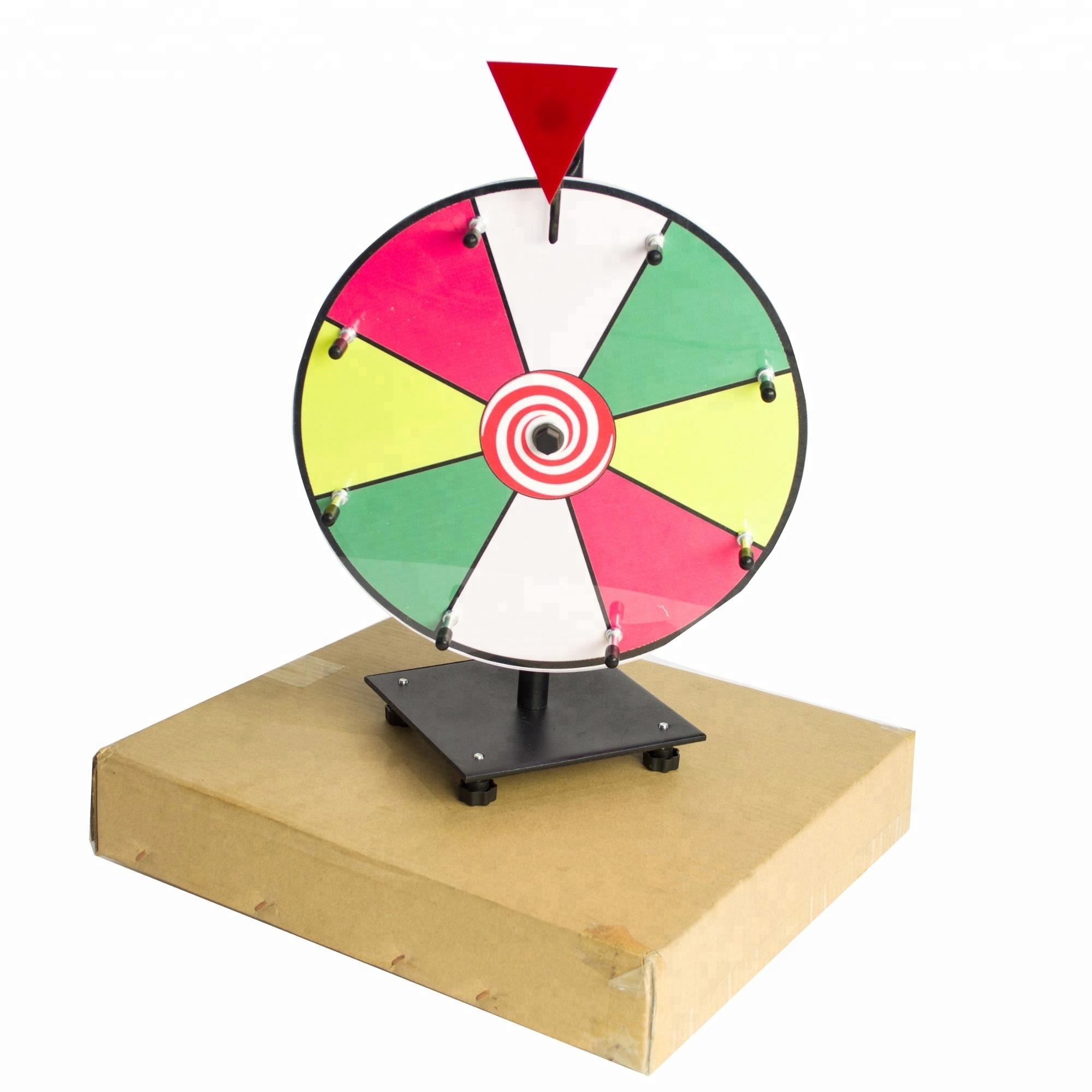 Tabletop Spinning Prize Wheel Fortune Game Wheel Lucky Spin Wheel