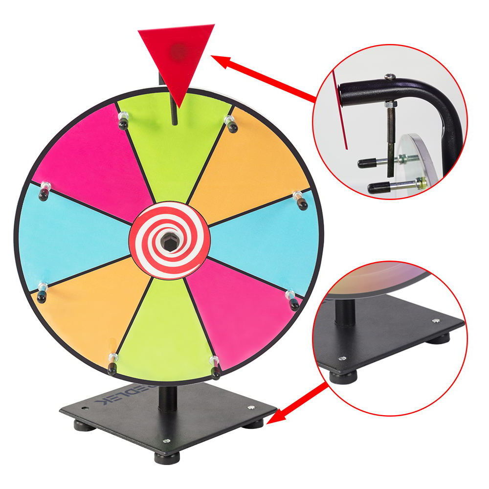 Entertainment Game Rotary Lucky Draw Wheel Prize Wheel Spinner For Sale