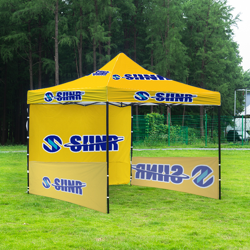 Custom logo Outdoor Aluminum 10 x 10 canopy tent Exhibition Event Marquee gazebos Canopy Pop Up Custom Printed Tents