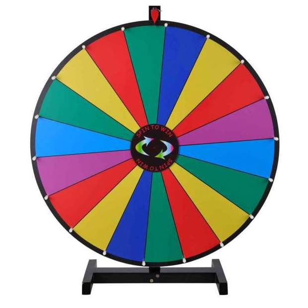 Entertainment Game Rotary Lucky Draw Wheel Prize Wheel Spinner For Sale