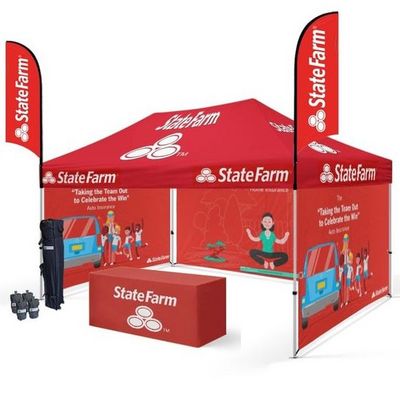 Custom logo Outdoor Aluminum 10 x 10 canopy tent Exhibition Event Marquee gazebos Canopy Pop Up Custom Printed Tents