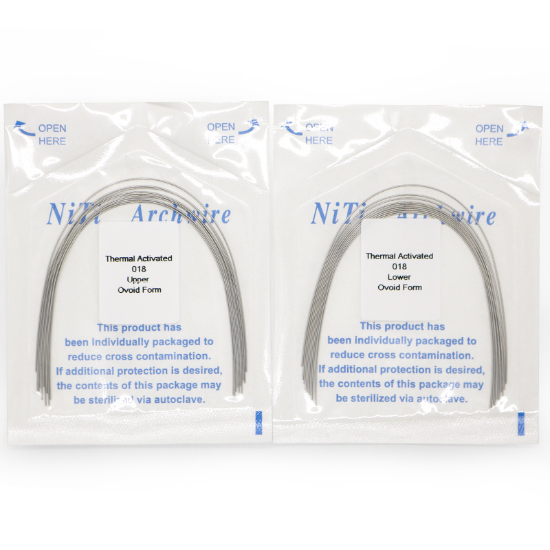 Dental Nickel-Titanium Orthodontic Archwires Round Square Rectangular Superelastic Niti Preformed Twist Arch Wire