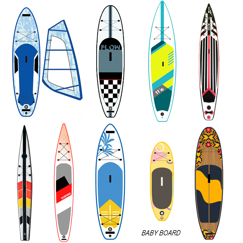 New arrival OEM ODM Fast delivery Wholesale inflatable sup factory paddle board race sup board with Good Quality