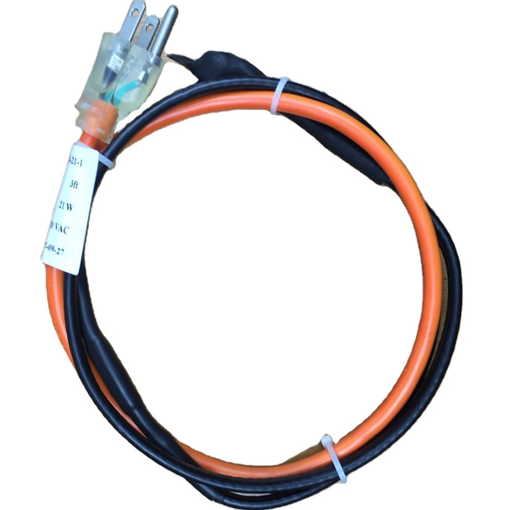 water pipes freezeproofing heat tracing cable heating antifreeze cable with thermostat 120V 80feet