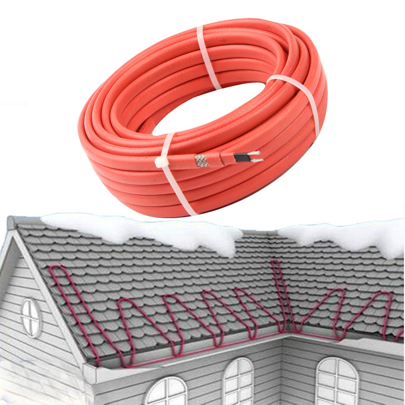 HTLE 31W/m 230V pipe heat tracing self regulating heating cable /low temperature insulation Roof and gutter heat cable