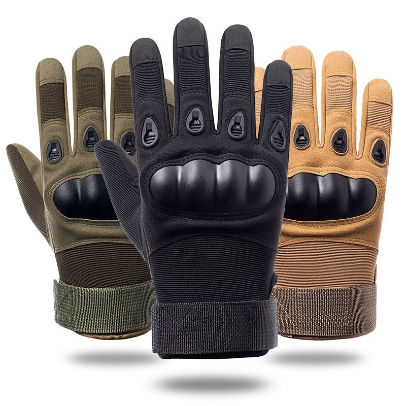 JINTENG Protective Shock Resistant Winter Full Finger Tactical Gloves