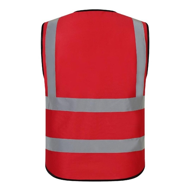 JINTENG Hi-viz Security Uniform Reflector Stripe Safety Reflective Vest with customized logo