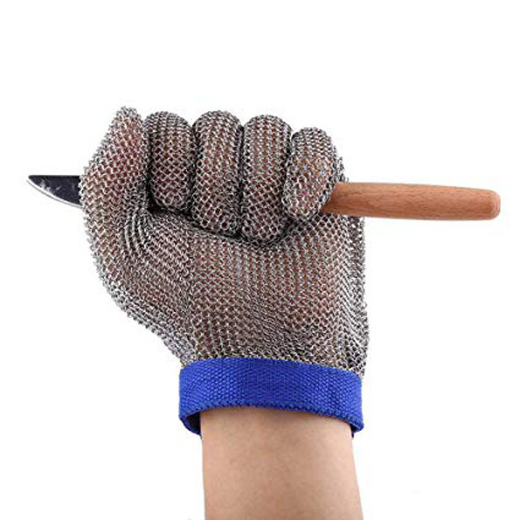 Jinteng Factory supply steel metal mesh wire cut proof butcher gloves