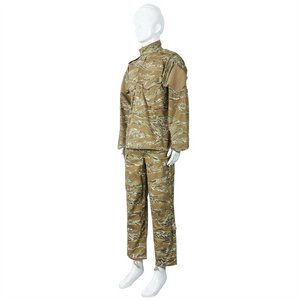 Outdoor ACU Camouflage  Uniforms Camo Tiger Stripe Clothing Security Combat Coat Clothes Dress Uniform