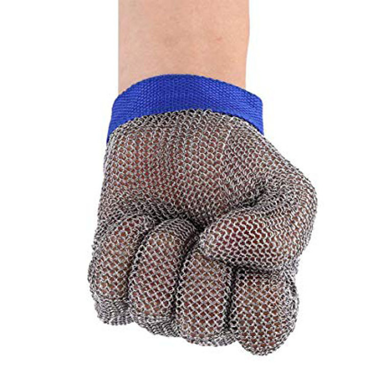 Jinteng Factory supply steel metal mesh wire cut proof butcher gloves