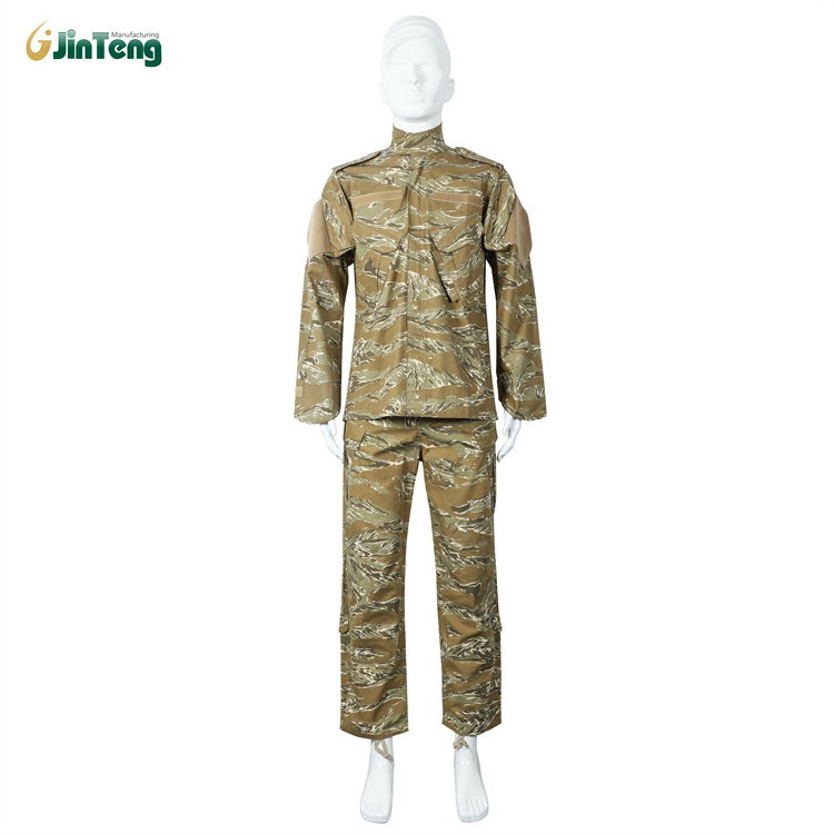 Outdoor ACU Camouflage  Uniforms Camo Tiger Stripe Clothing Security Combat Coat Clothes Dress Uniform