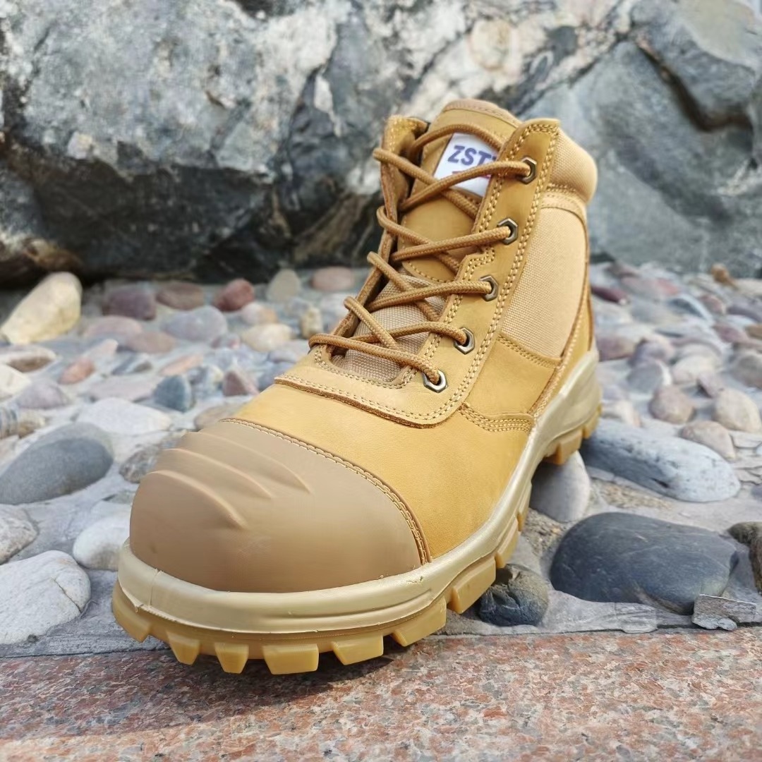 Anti-Crash Anti-Puncture Anti-Static, Anti-Ski, Anti-Oil Steel Toe Heavy Duty Safety Boot Shoes Protective Work Mining Boots