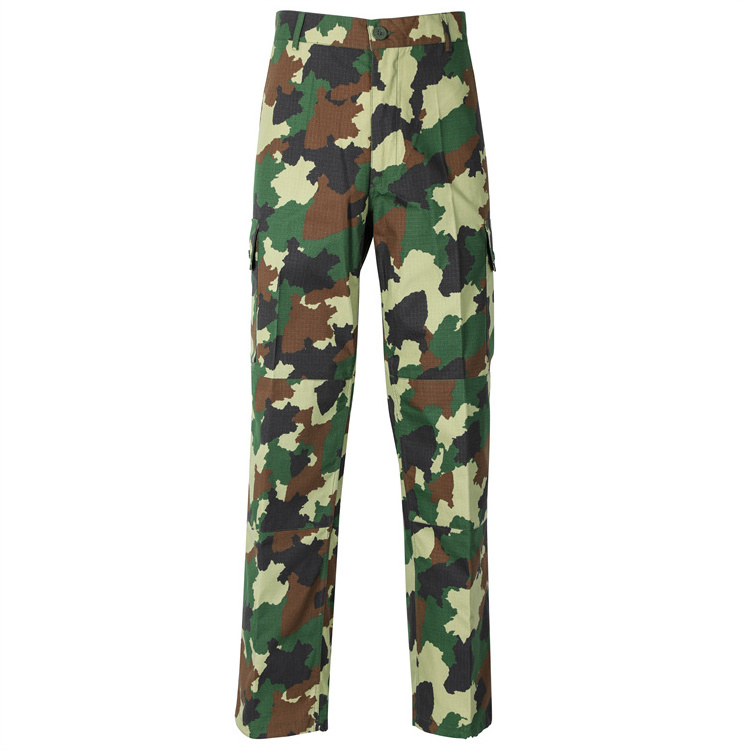 Polyester/Cotton American Tiger Stripe BDU Camouflage Uniform Ripstop Airsoft Battle Dress Uniform