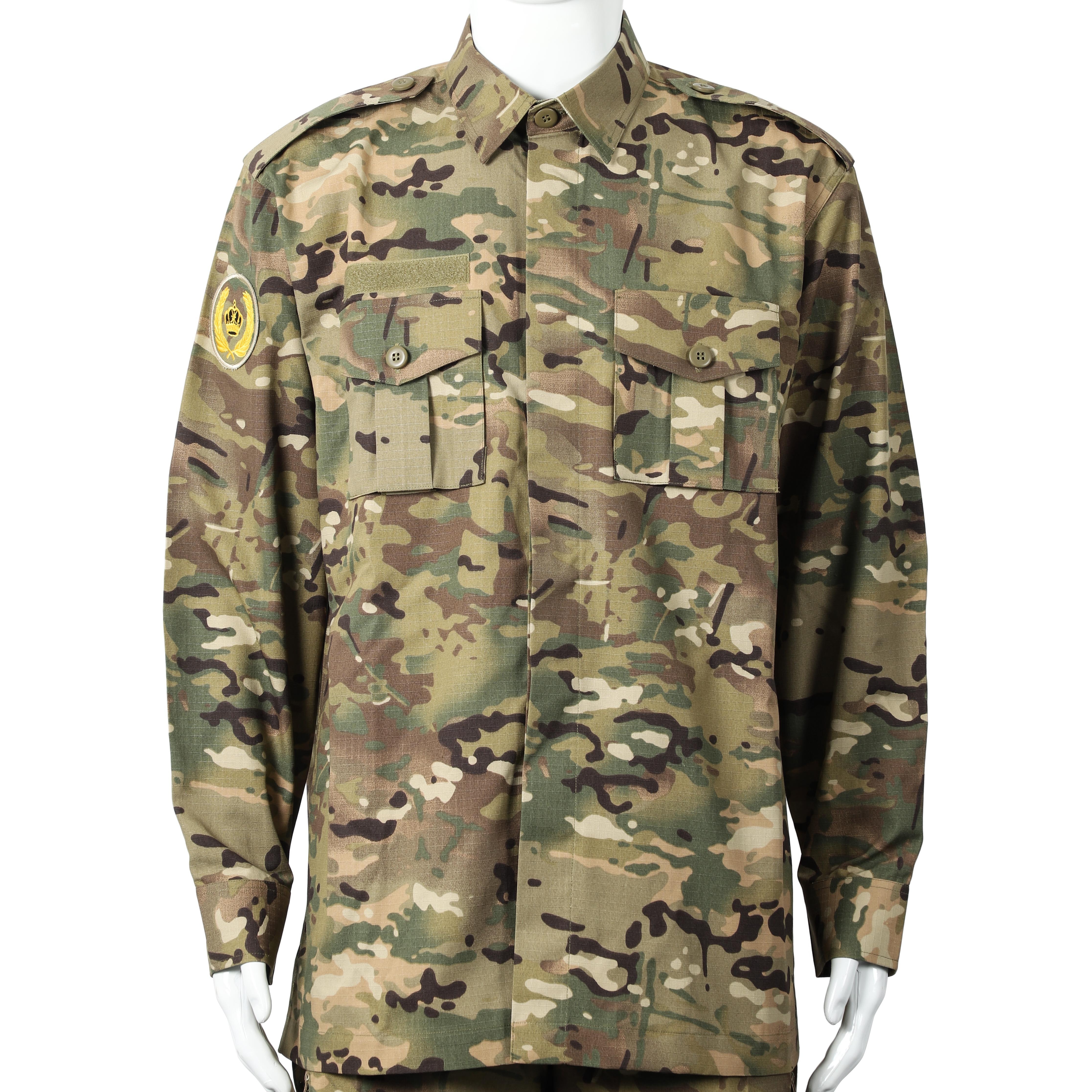 Oman  Tactical Woodland Camouflage Uniform Security Dress TC 65/35 Rip-Stop Security Combat Uniform