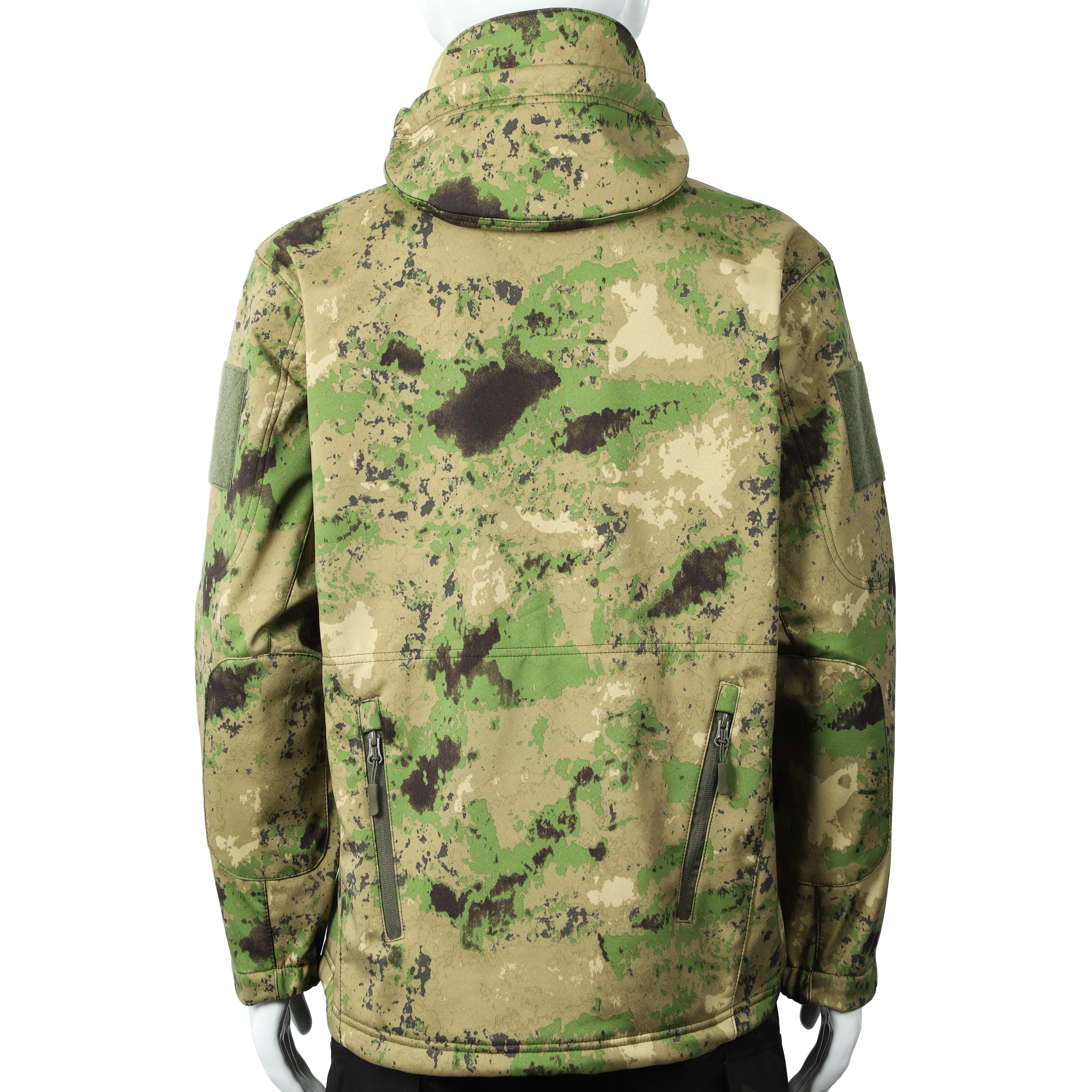 JINTENG Warm Camouflage Sharkskin Jacket Combat Uniform Tactical Combat Uniform Camouflage Jumpsuit