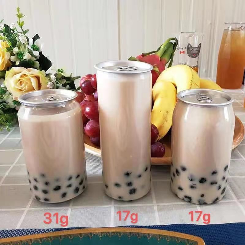 500ml Clear Transparent  Bubble Tea Juice Soda Soft Drinking Milk Tea Beverage  PET Plastic Bottle Jars Cans