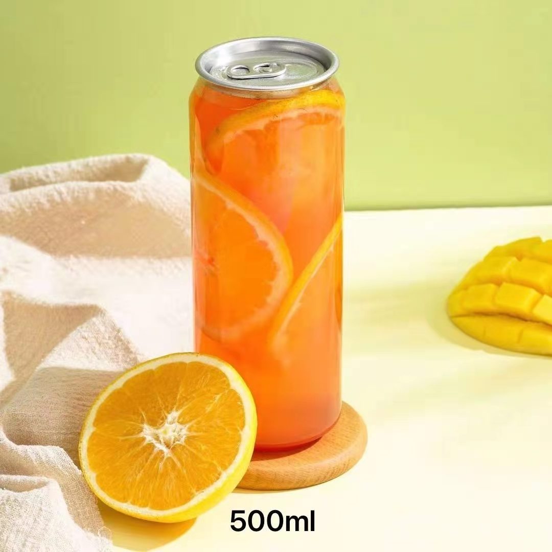 500ml Clear Transparent  Bubble Tea Juice Soda Soft Drinking Milk Tea Beverage  PET Plastic Bottle Jars Cans