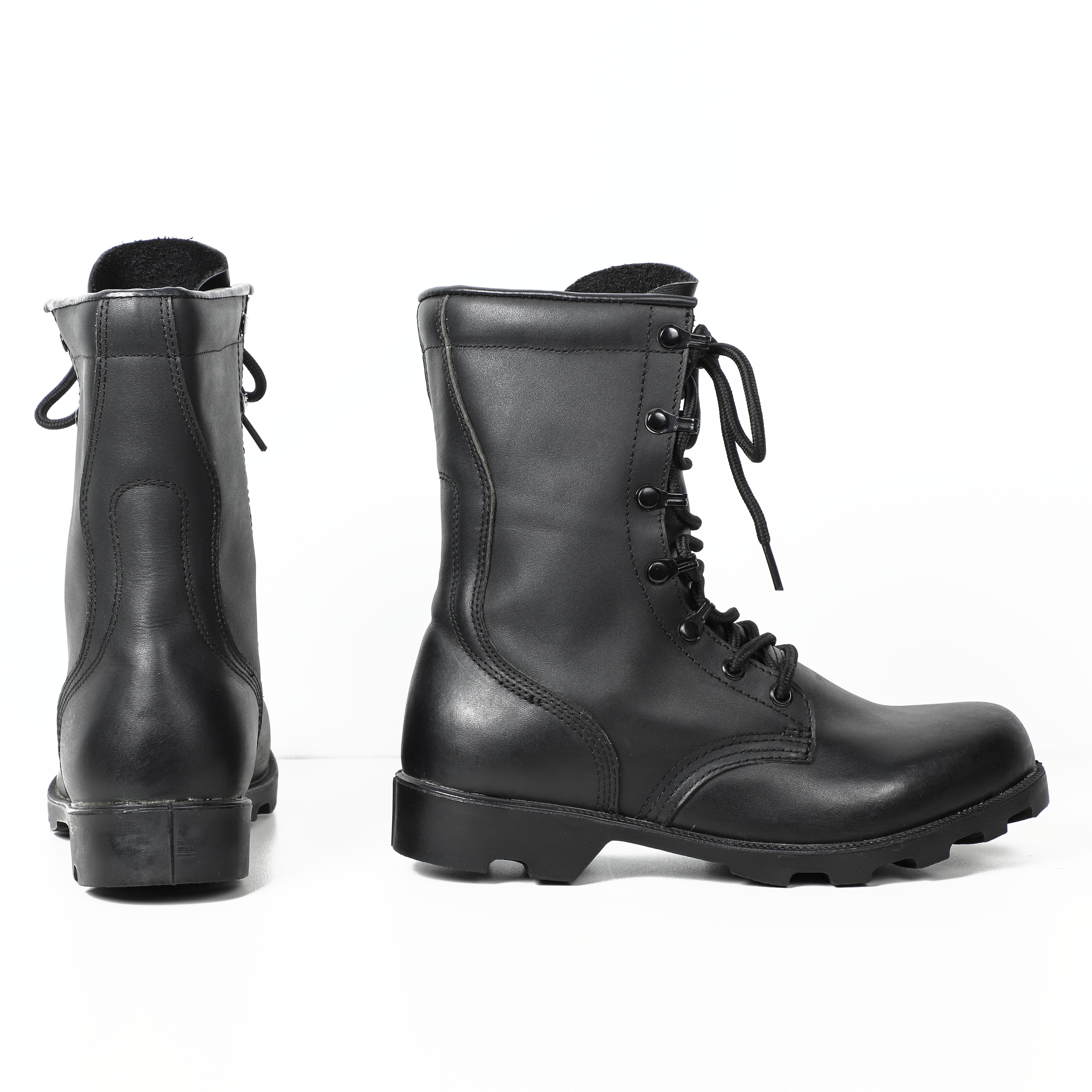 Jinteng OEM top sale black high cut outdoor safety boots Tactical Boots Combat Boots