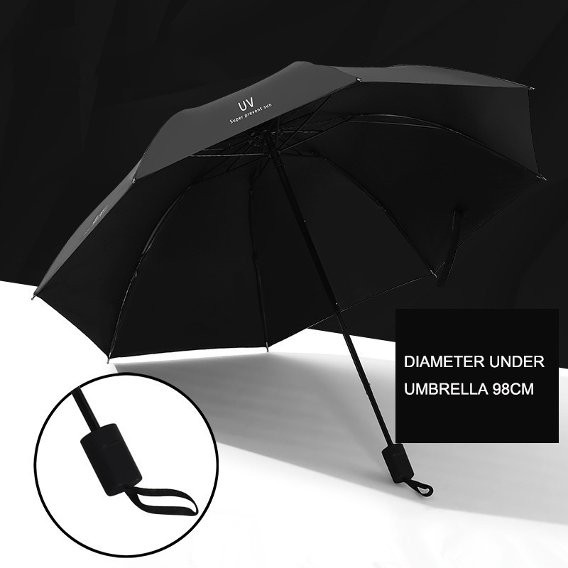 Windproof Strong Compact Umbrella Wind and Rain Golf Backpack and On-the-Go Umbrella Portable Travel Umbrellas