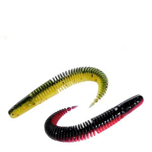 OEM 6cm/3.1g 8cm/4.1g Soft Plastic Bass Fishing Bait TPR Floating Soft bait Worm Fishing Lure