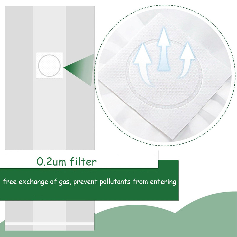 Durable Autoclavable Polypropylene Mushroom Grow Bags with Micron Filter Shiitake Mushroom Spawn Bags