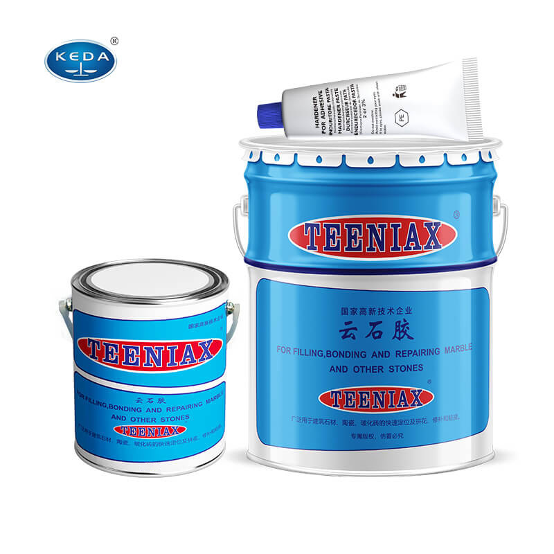 KEDA Teeniax Wholesale Strong Bonding 0.8L 4L 19L Beige White OEM ODM Marble Sealant Adhesive Glue For Wall