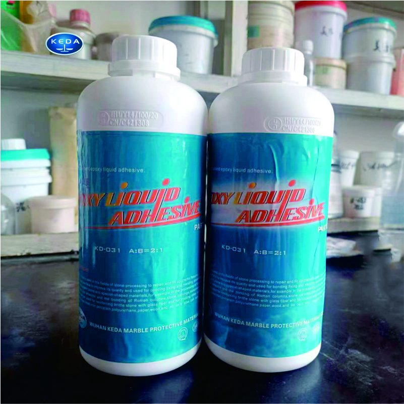 Clear Fast Liquid AB Parts Bonding Wall Tile Fixing Glue 1L Stone Sealing Agent Marble Stone Adhesive