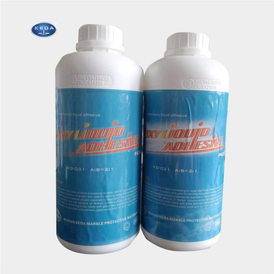 Crystal Fast Liquid AB Parts Bonding Marble Filler Mastic Glue 1L Agent Marble Stone Adhesive