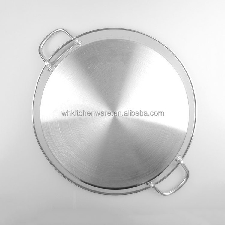 Stainless Steel Commercial quality 8-13 Inch Electric Paella Pan Spanish Cookware for Restaurant equipment