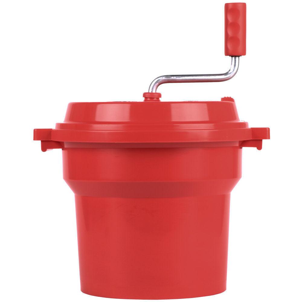 12L/2.64Gallons Salad Spinner / Dryer in Green/Red Color