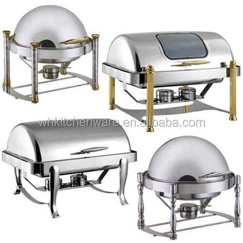 Wholesale  chaffing dish rectangle electric buffet food warmer stainless steel chafing dishes for sale