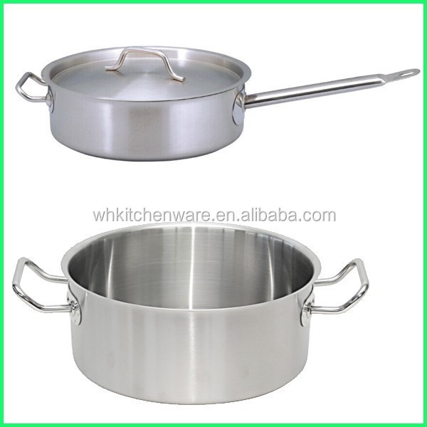 Induction Commercial cooking pots Stainless steel pot potobelo cookware