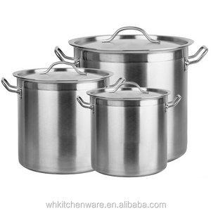 NSF Listing Large Capacity Heavy Duty Stainless Steel 100 liter cooking pots for restaurant