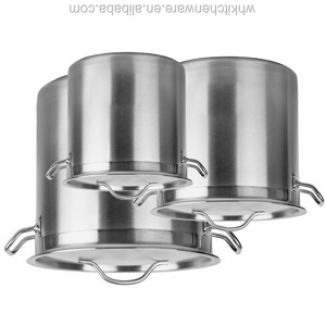 NSF Listing Large Capacity Heavy Duty Stainless Steel 100 liter cooking pots for restaurant