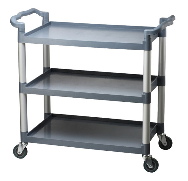 High quality Catering Equipment 3 Tier stainless steel Trolley