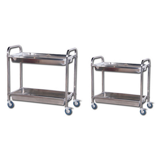 High quality Catering Equipment 3 Tier stainless steel Trolley