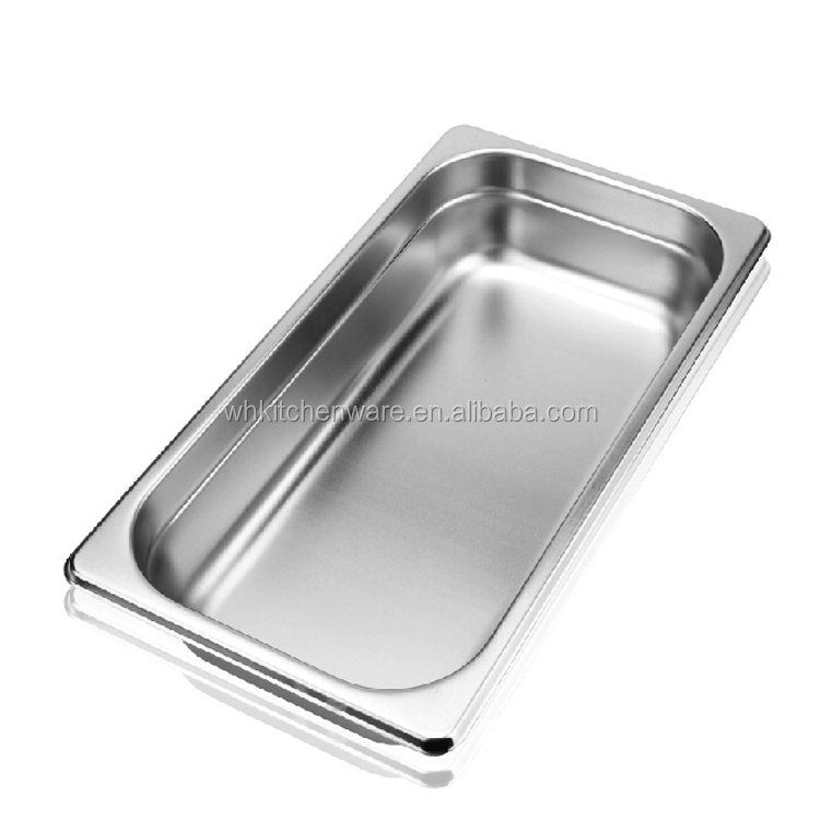 Stainless Steel Food Container/ gelato Ice Cream pan 360x165x120