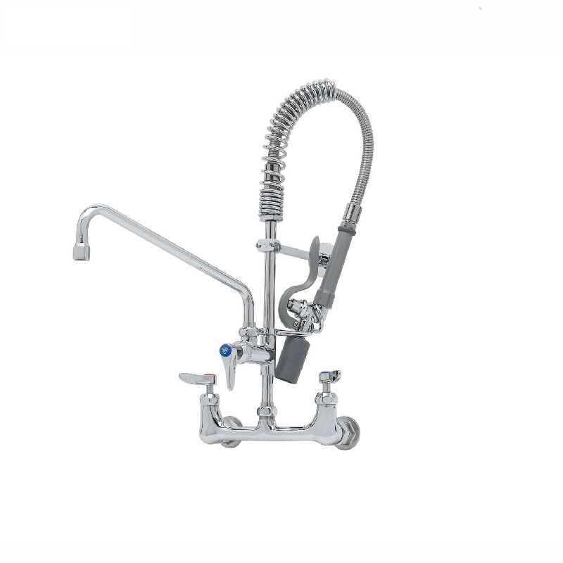 Restaurant Commercial High Pressure Kitchen Equipment Pre-Rinse Gooseneck Kitchen Sink Faucet