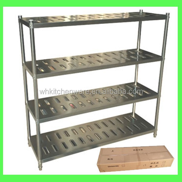 4 Tiers Stainless Steel Storage Kitchen Rack