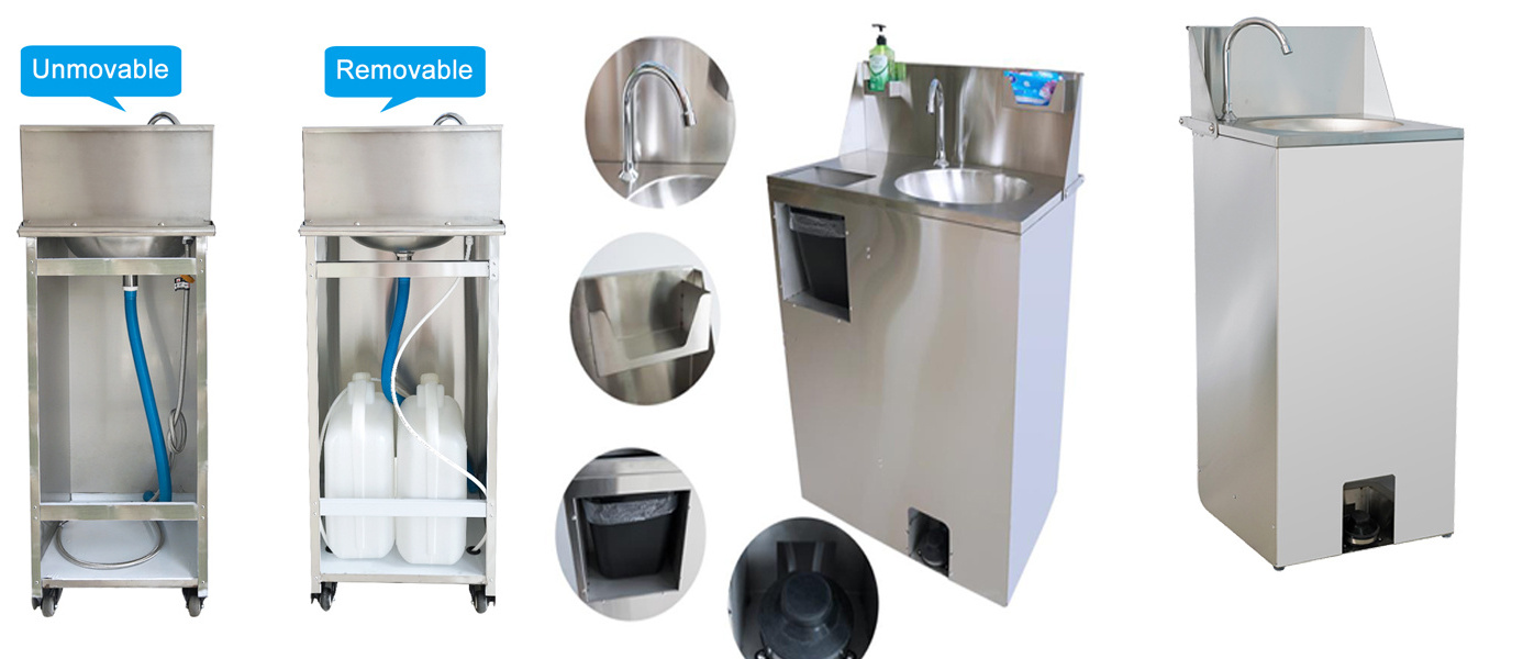 Portable Camping Sink with Towel Holder & Soap Dispenser - Water Capacity Hand Wash Basin Stand